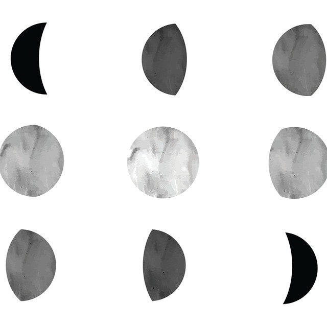 Moon Phases Prints Scandinavian Poster , La Lune